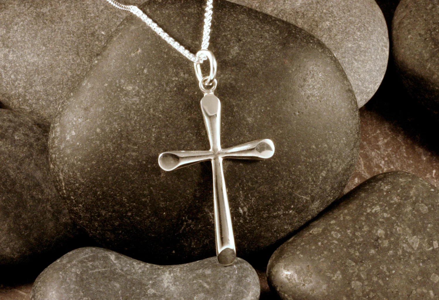 Silver Christian Cross Pendant