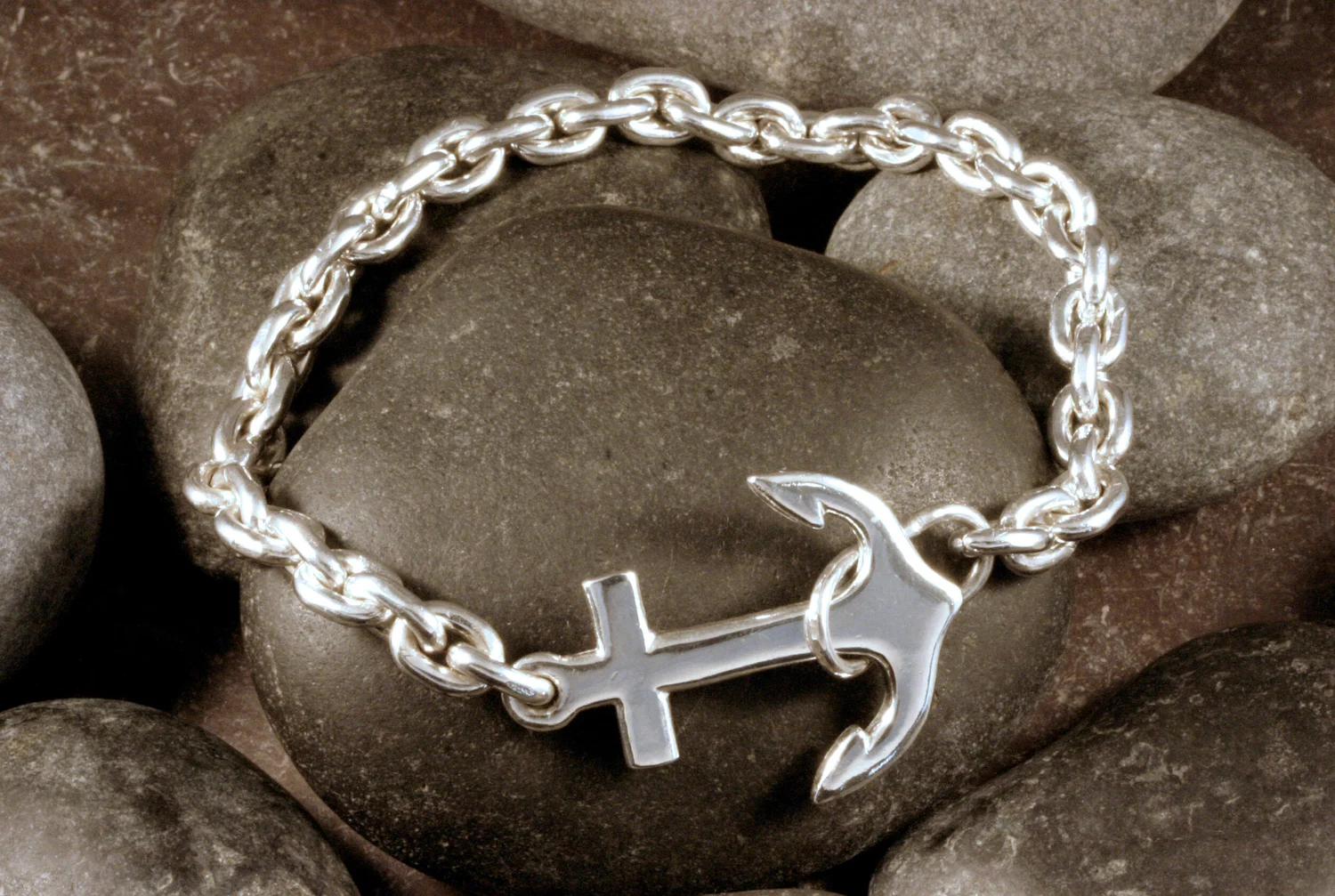 期間限定値下げ！OVY Silver Anchor Chain Bracelet 20/80 | STERLING 