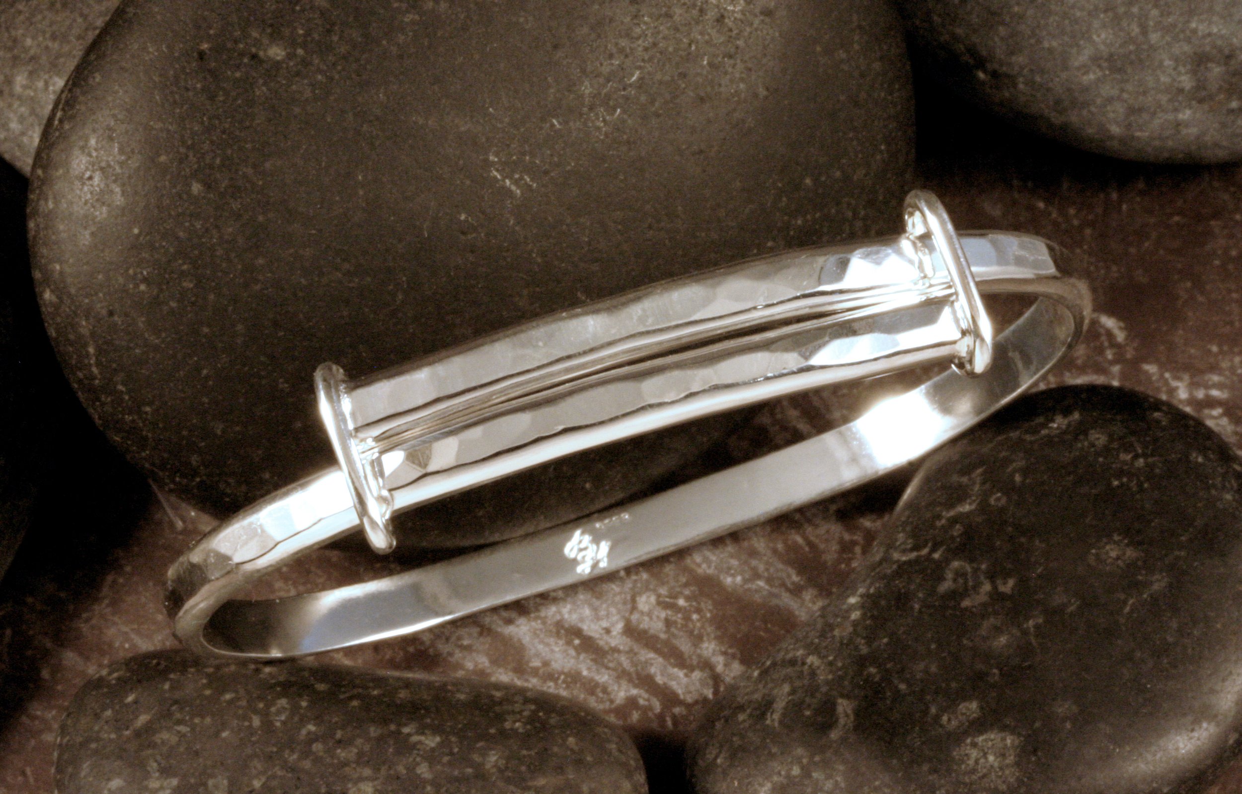 Wilshire Cuff Bracelet - Men's Everyday Silver Cuff - JAXXON