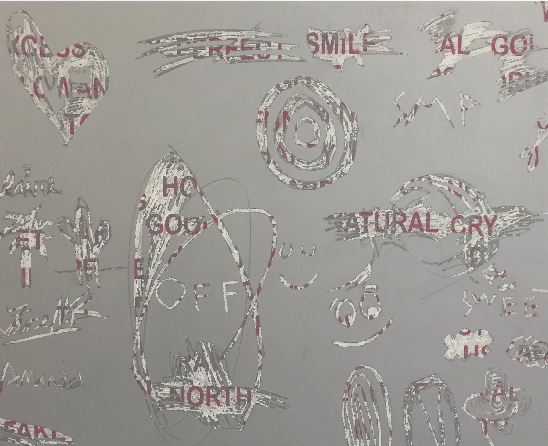 Scratch off wall