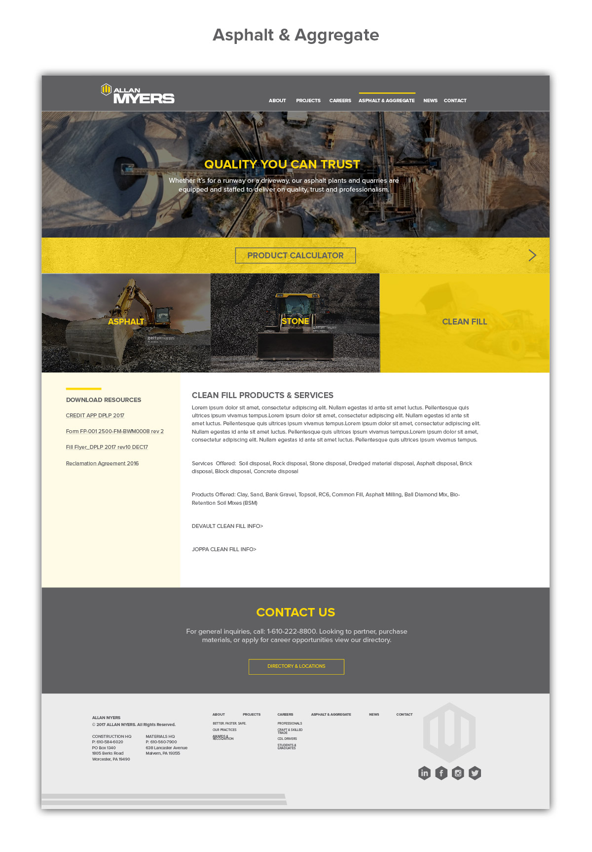 Deliverables: • Develop messaging strategy • Develop template wireframes and design strategy Involvement: • Designed website from wireframes.