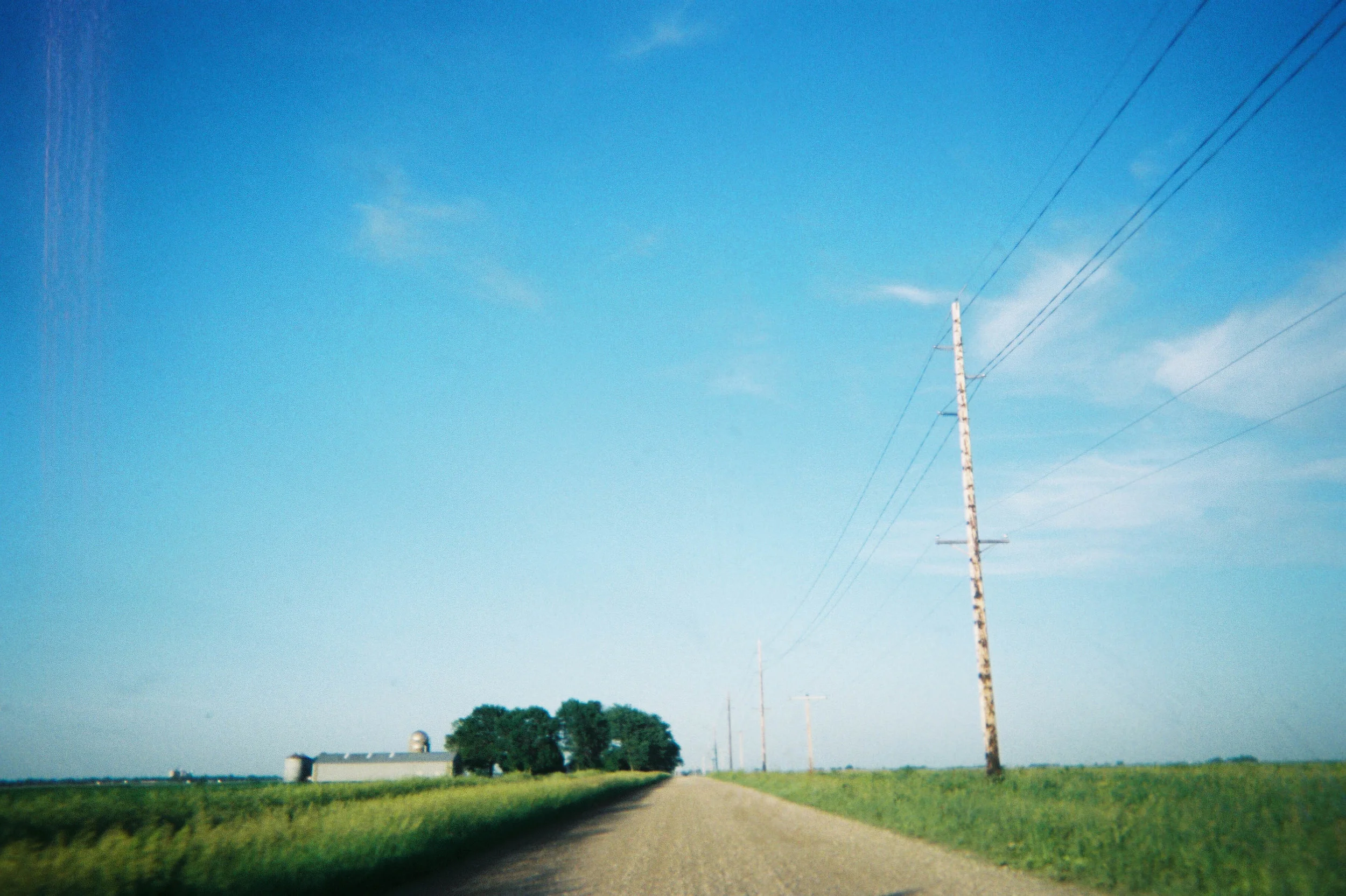 Just before dusk, we headed to the prairie.