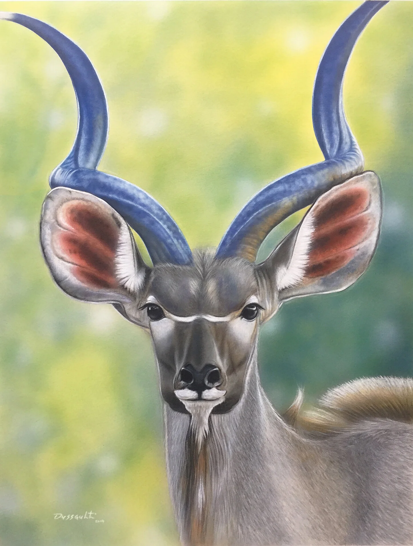  Acrylique sur carton crescent 22” x 18 