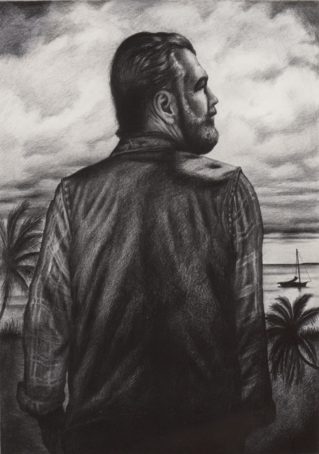 ERNEST HEMINGWAY - Writer Size: 24" x 30"