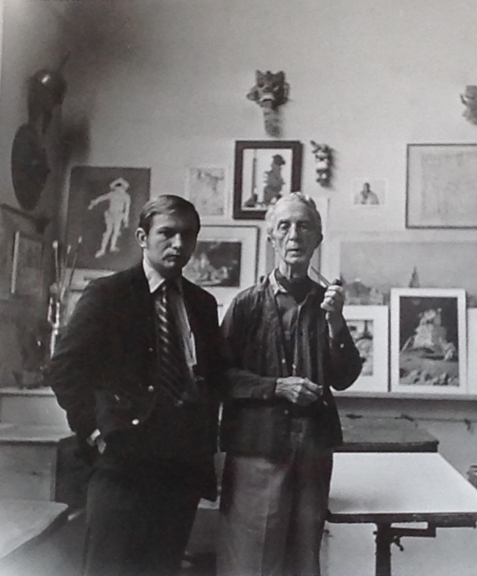  Kenneth Hari with Norman Rockwell 