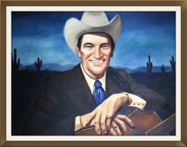   ERNEST TUBB  - Singer, Composer  Size: 24" x 30"  Grand Ole Opry House, Nashville, TN in 1976 