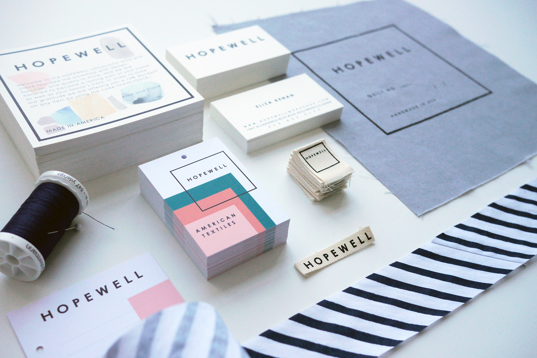 Logo & Branding for HOPEWELL workshop, 2012-2014