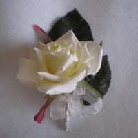 Copy of Cream rose corsage - Minneapolis Silk Florist