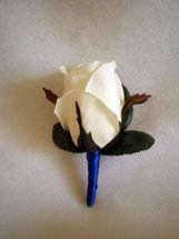 Copy of White Rose Bud Boutonniere - Minneapolis Silk Florist