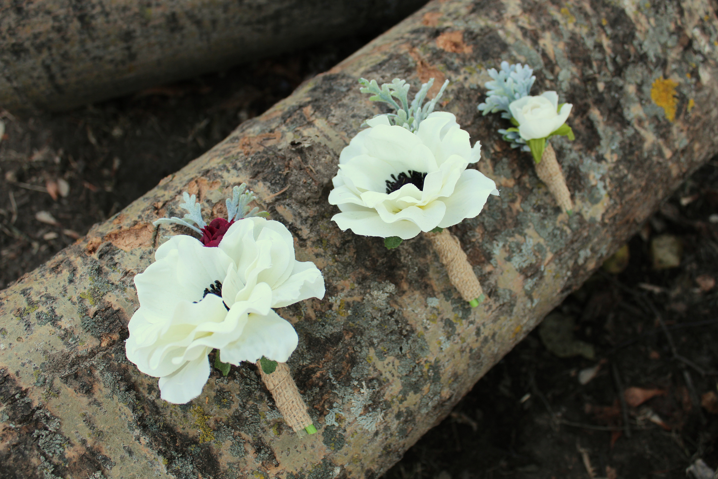 Groom, Groomsmen and Ring Bearer Boutonniere