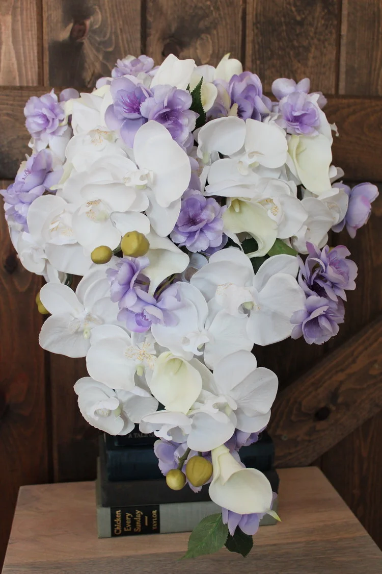 Elegant Cascade Bridal Bouquet