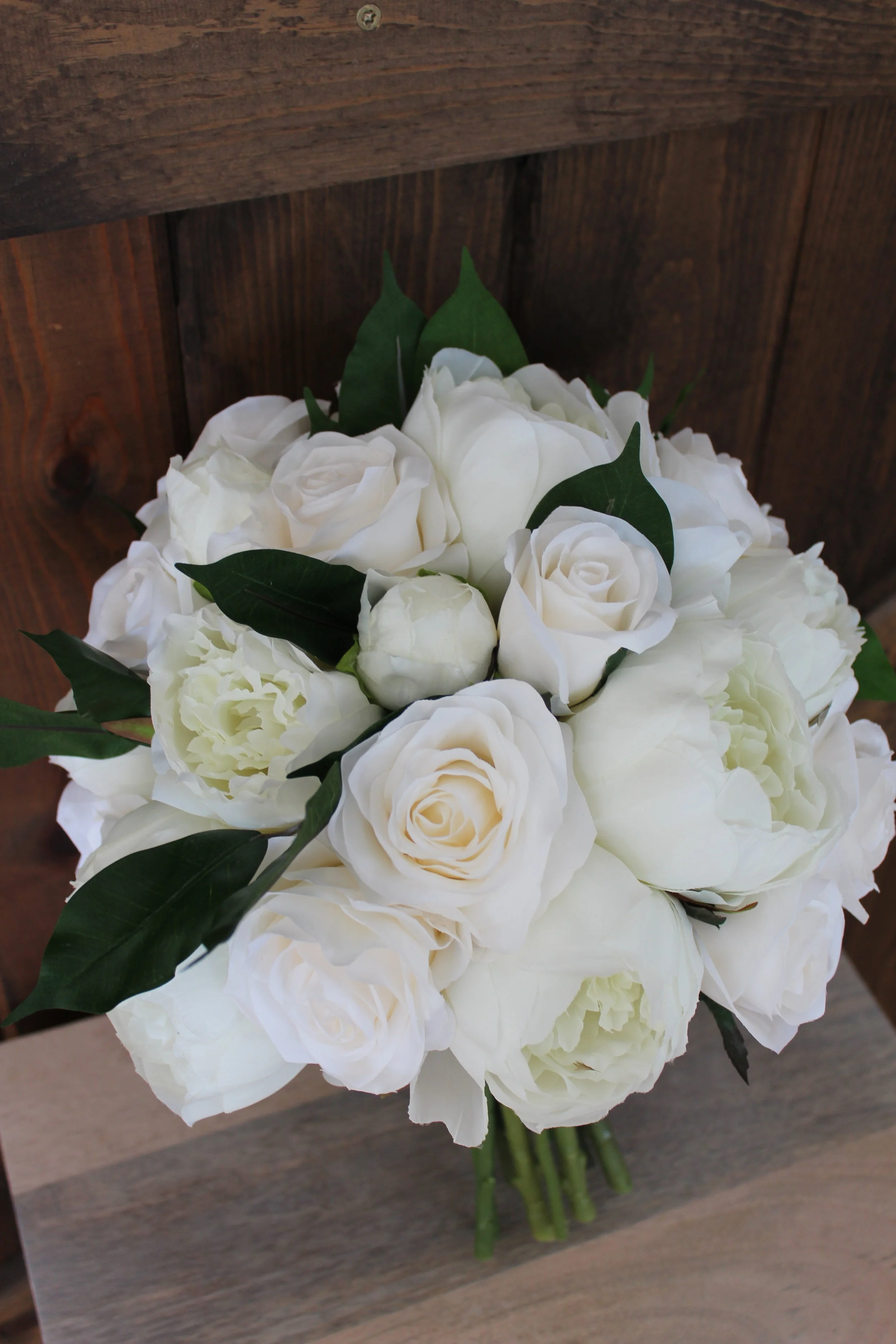 Bridal Bouquet Recreation in Silk Flowers