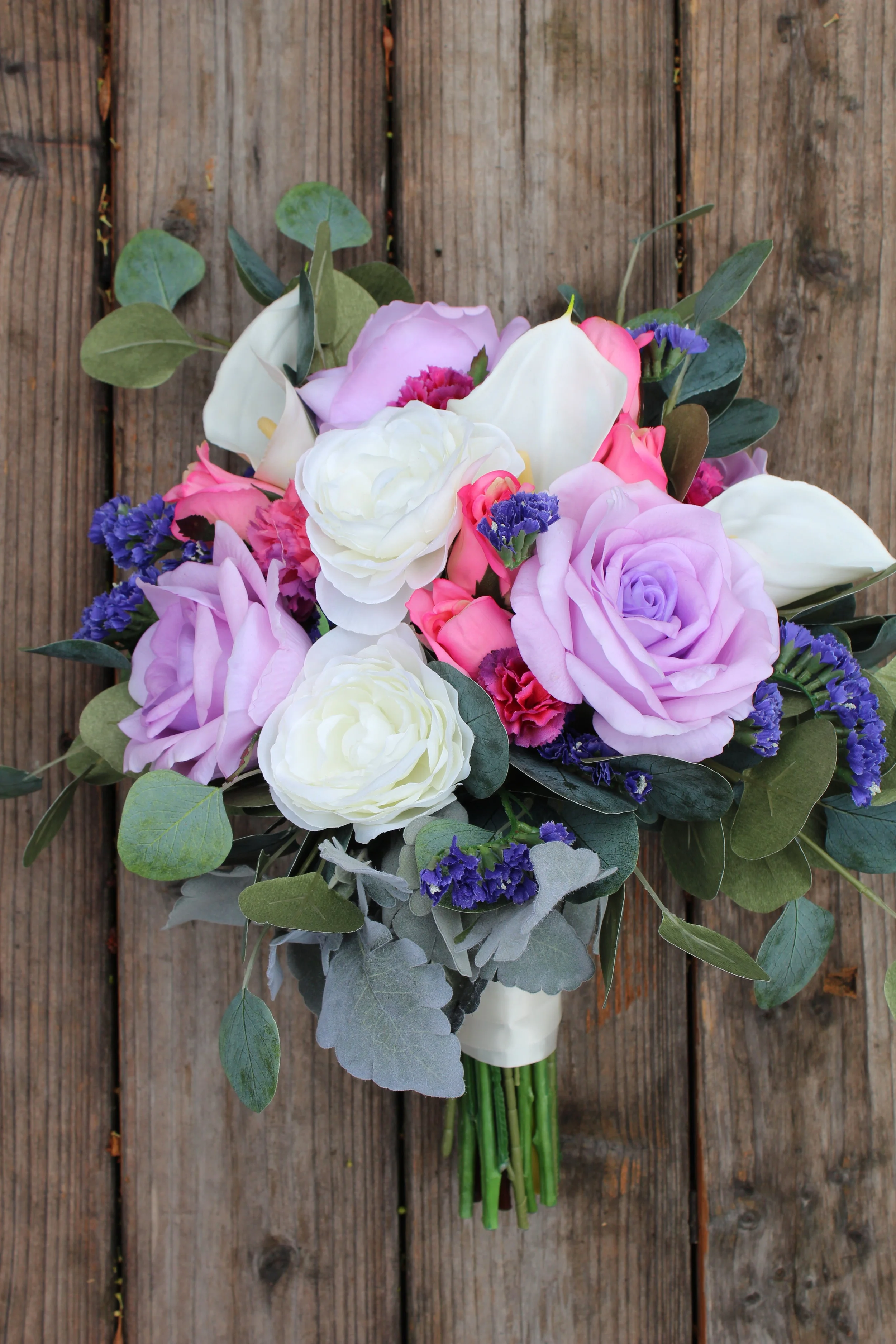 Relive Your Wedding Everyday With A Bridal Bouquet Recreation in Silk Flowers