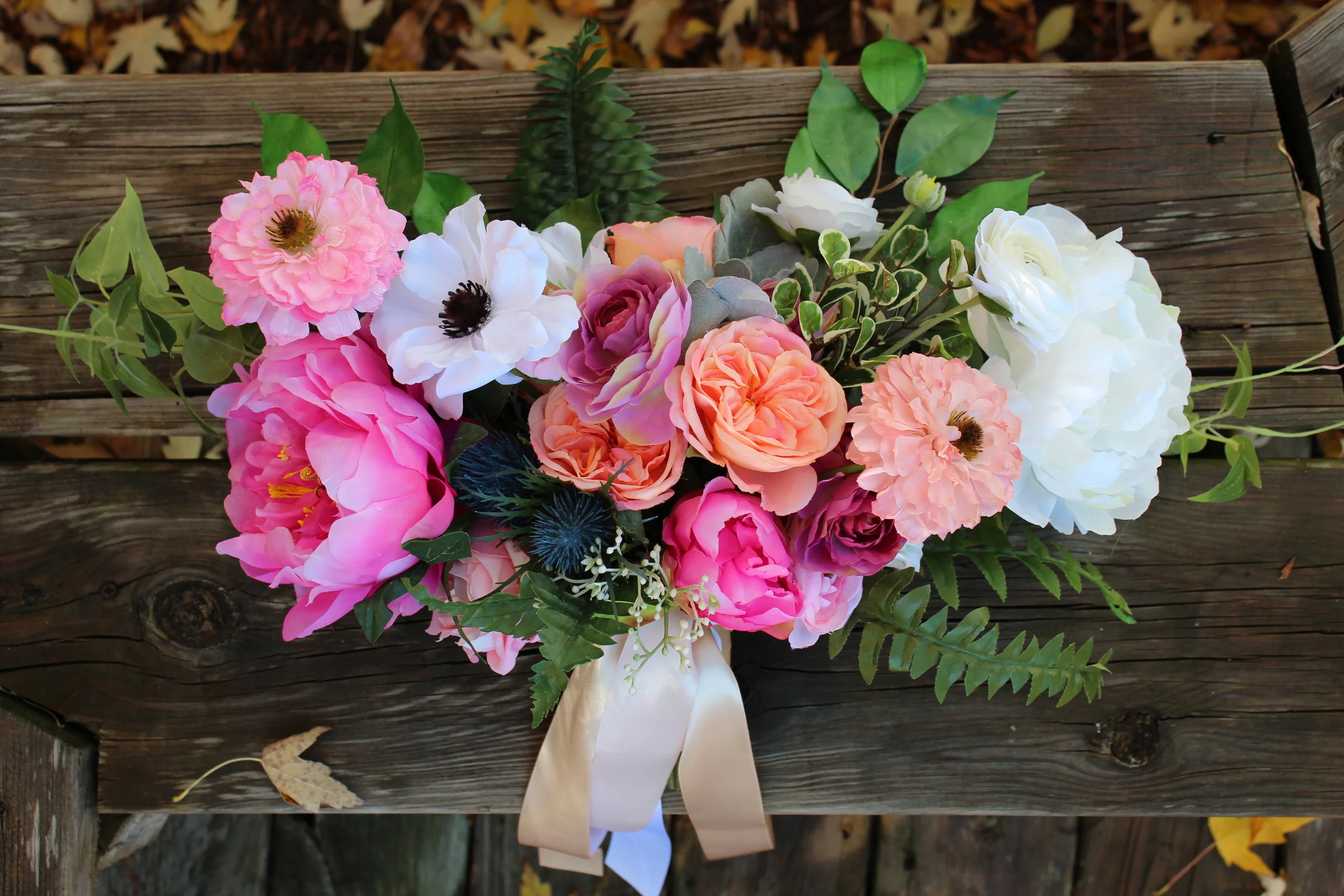 Silk Bridal Bouquet Recreation Stunner