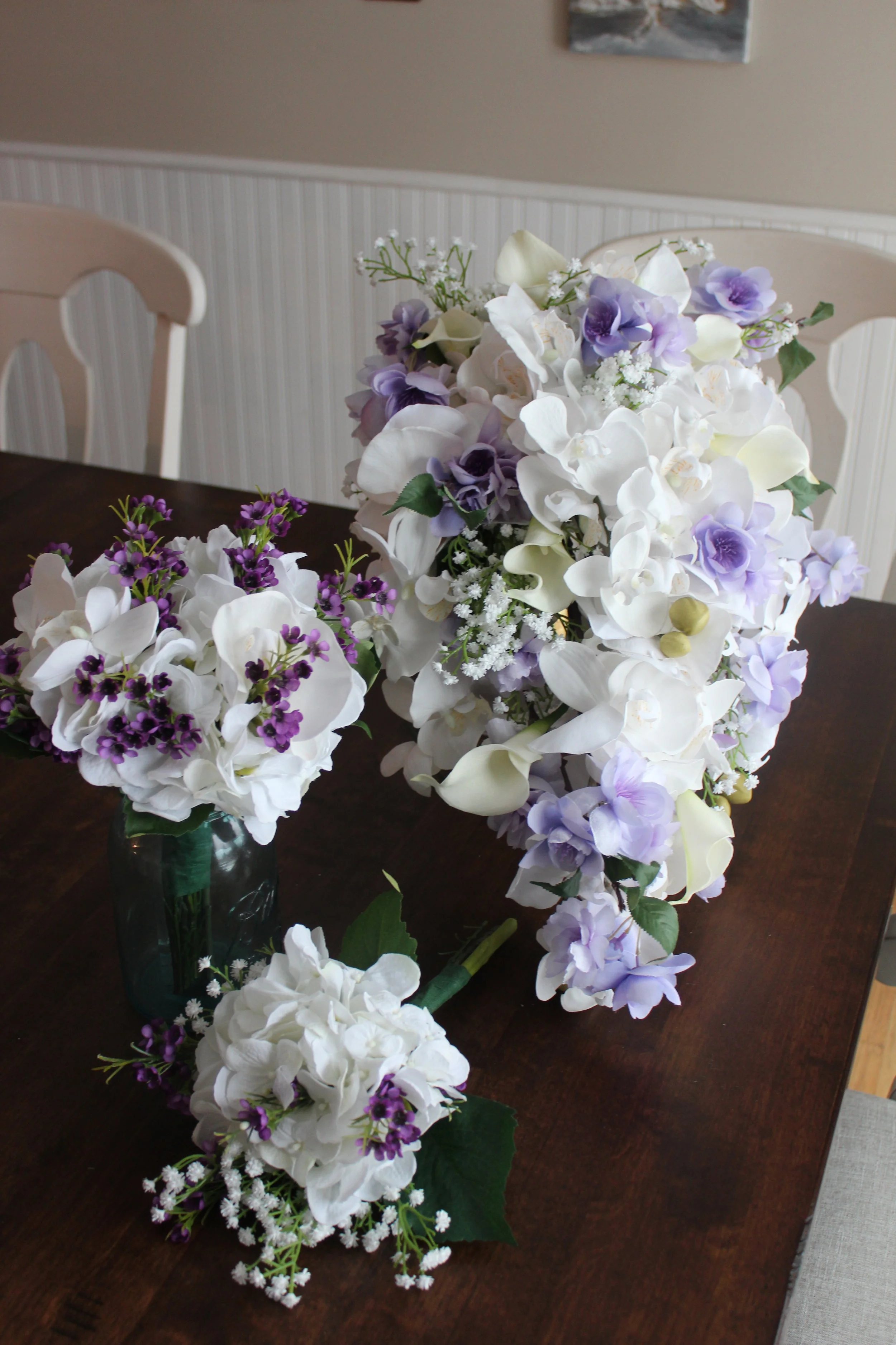 Regency and Lilac Purple Silk Wedding Flowers- Part 1