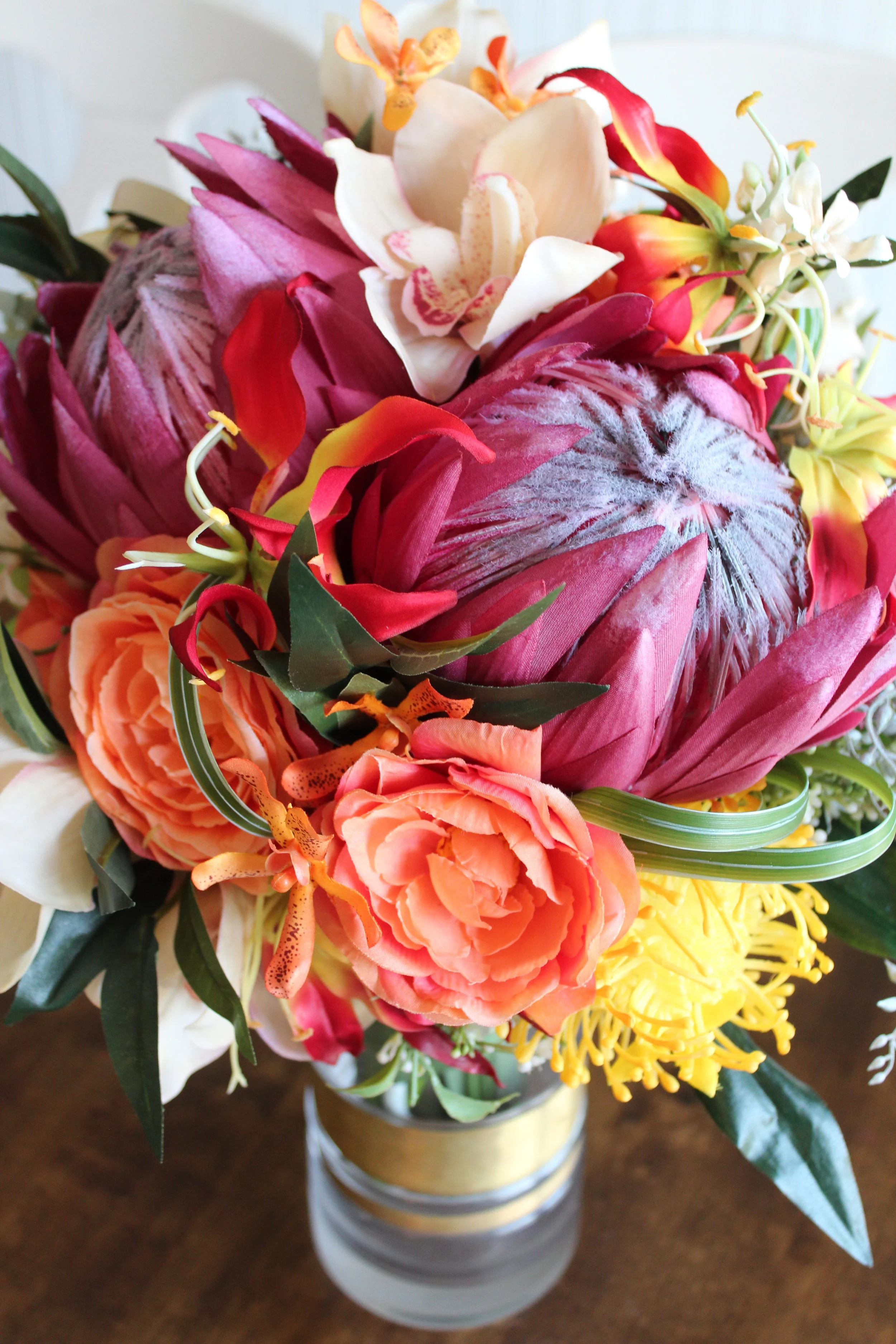 Recreating a Reality Show Bridal Bouquet in Silk Wedding Flowers