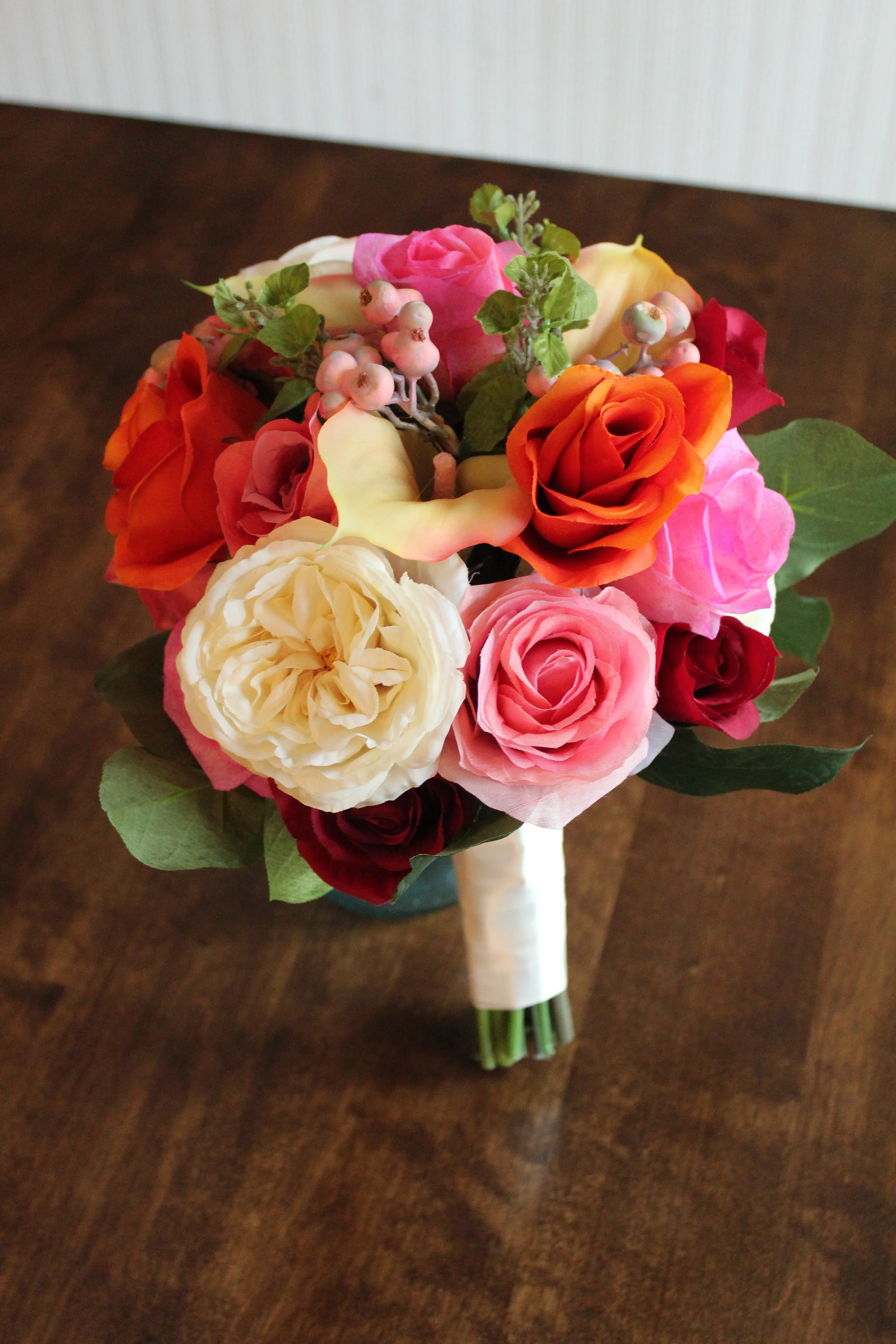 October Anniversary - Custom Silk Bridal Bouquet Recreation