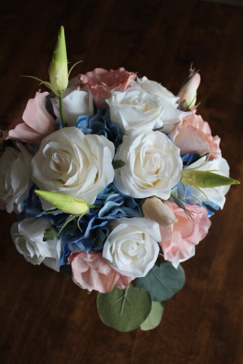 Bridal Bouquet Recreation in Silk Wedding Flowers