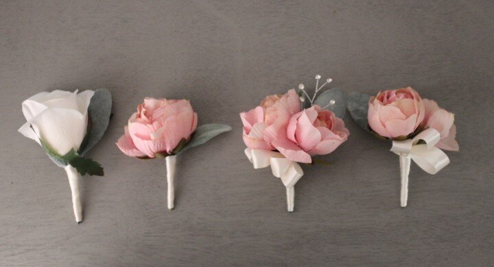 Peony Silk Wedding Flowers and Bridal Bouquet — Silk Wedding Flowers and  Bouquets Online