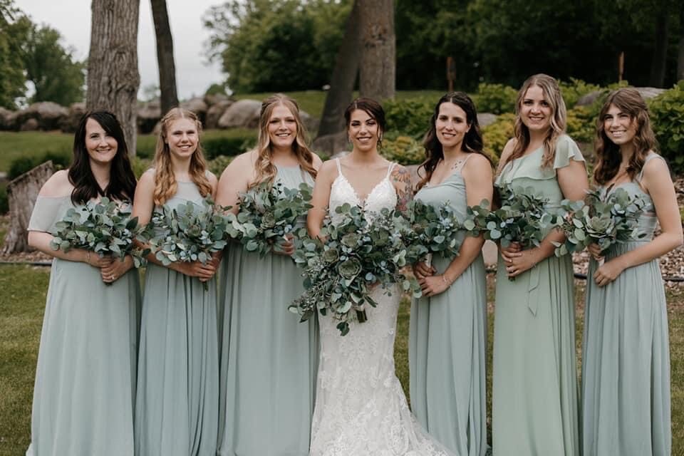 Silk Wedding Bouquets with Greenery-Review and Reveal — Silk Wedding ...