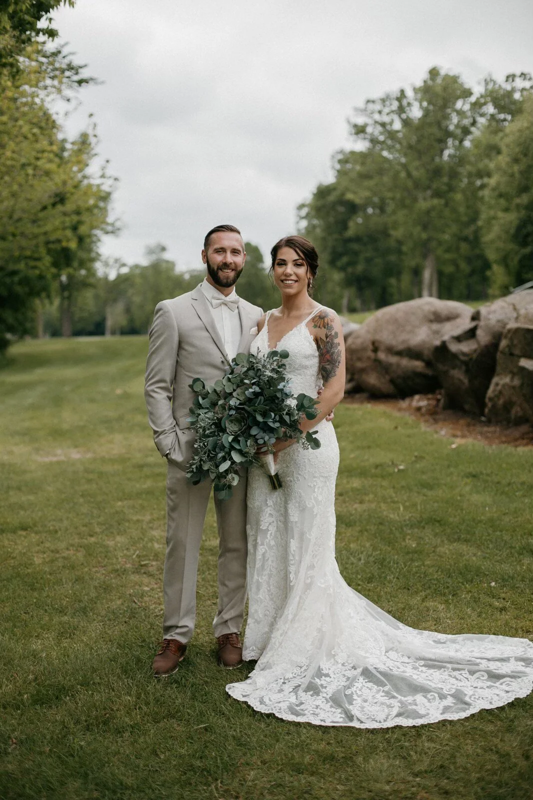 Silk Wedding Bouquets with Greenery-Review and Reveal