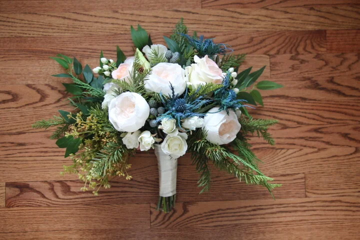 Winter Silk Bridal Bouquet Recreation - Reveal and Review