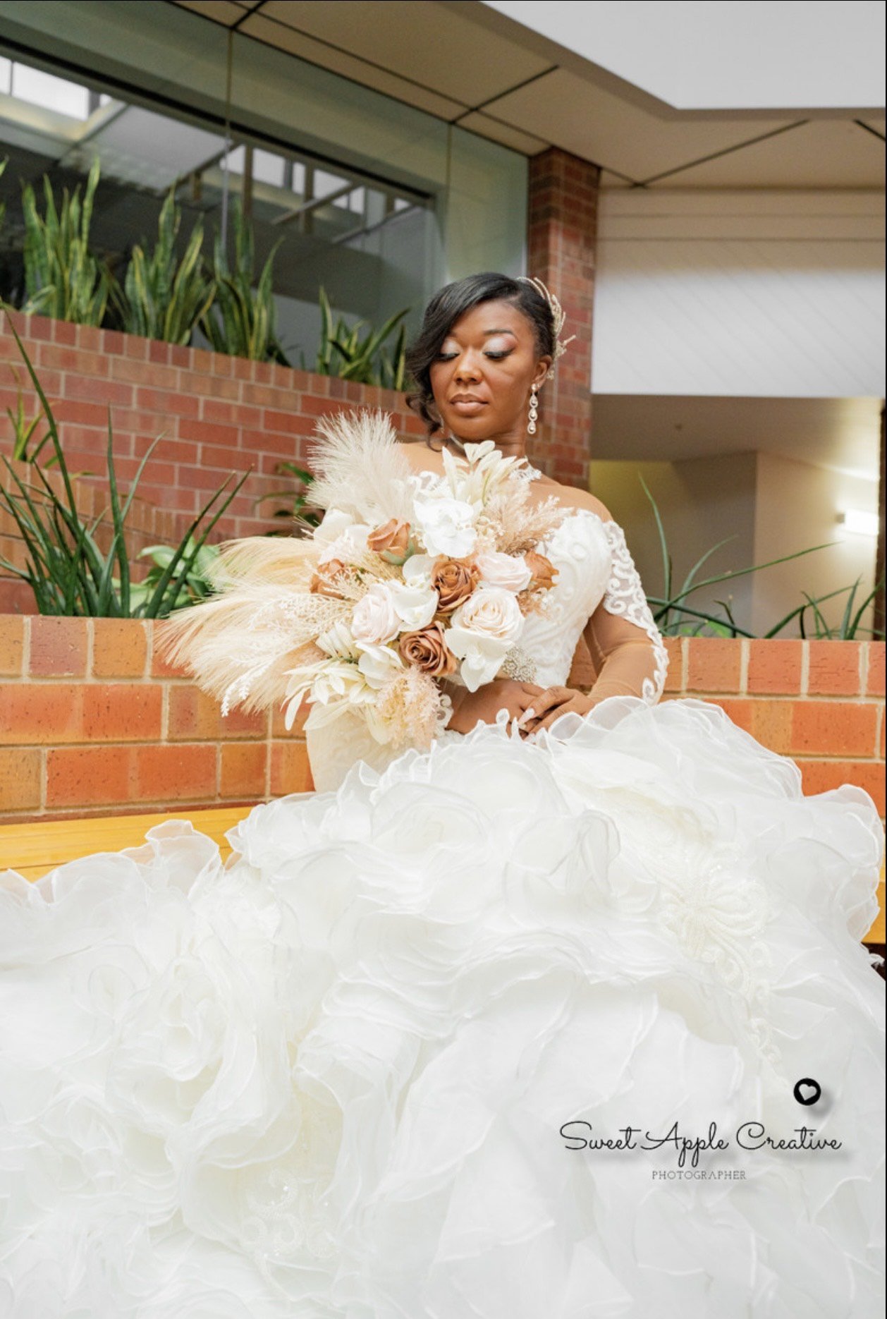 Neutral Boho Chic Silk Wedding Flowers - Reveal and Review