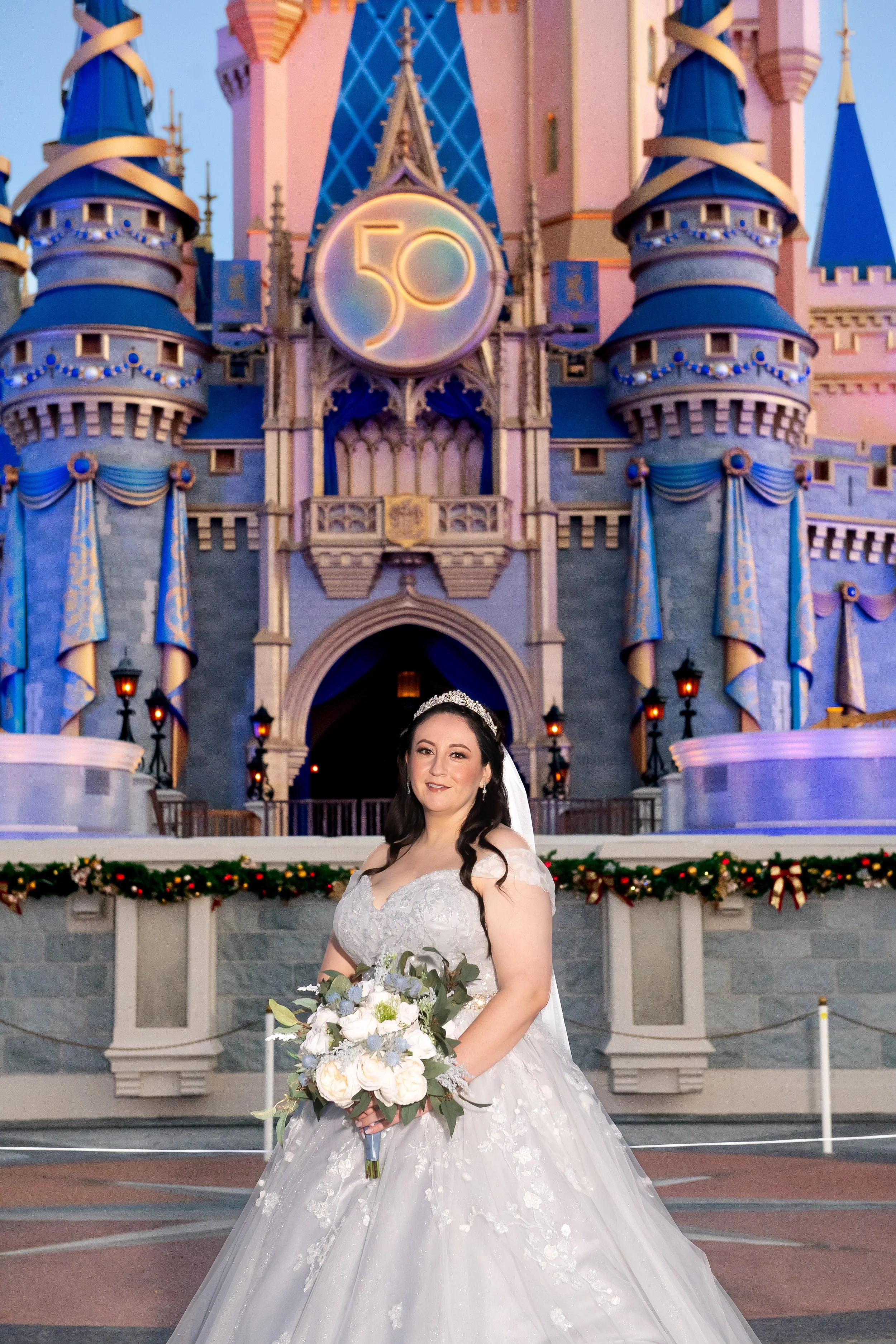 Cinderella Blue in Destination Silk Wedding Flowers Part 2 - Reveal &amp; Review