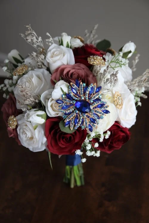 Wedding Bouquet Recreation with Bling
