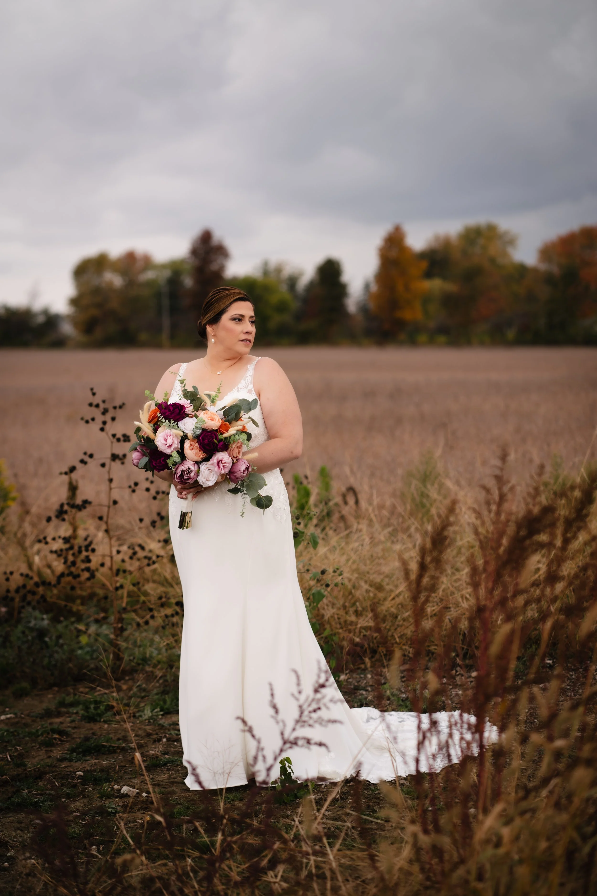 Mauve, Terra Cotta, Nude, Champagne, Blush and Berry Silk Wedding Flowers - Reveal and Review