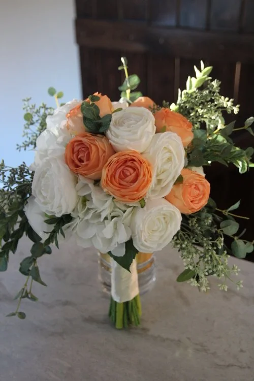 Custom Bridal Bouquet Recreation Anniversary Gift - Reveal