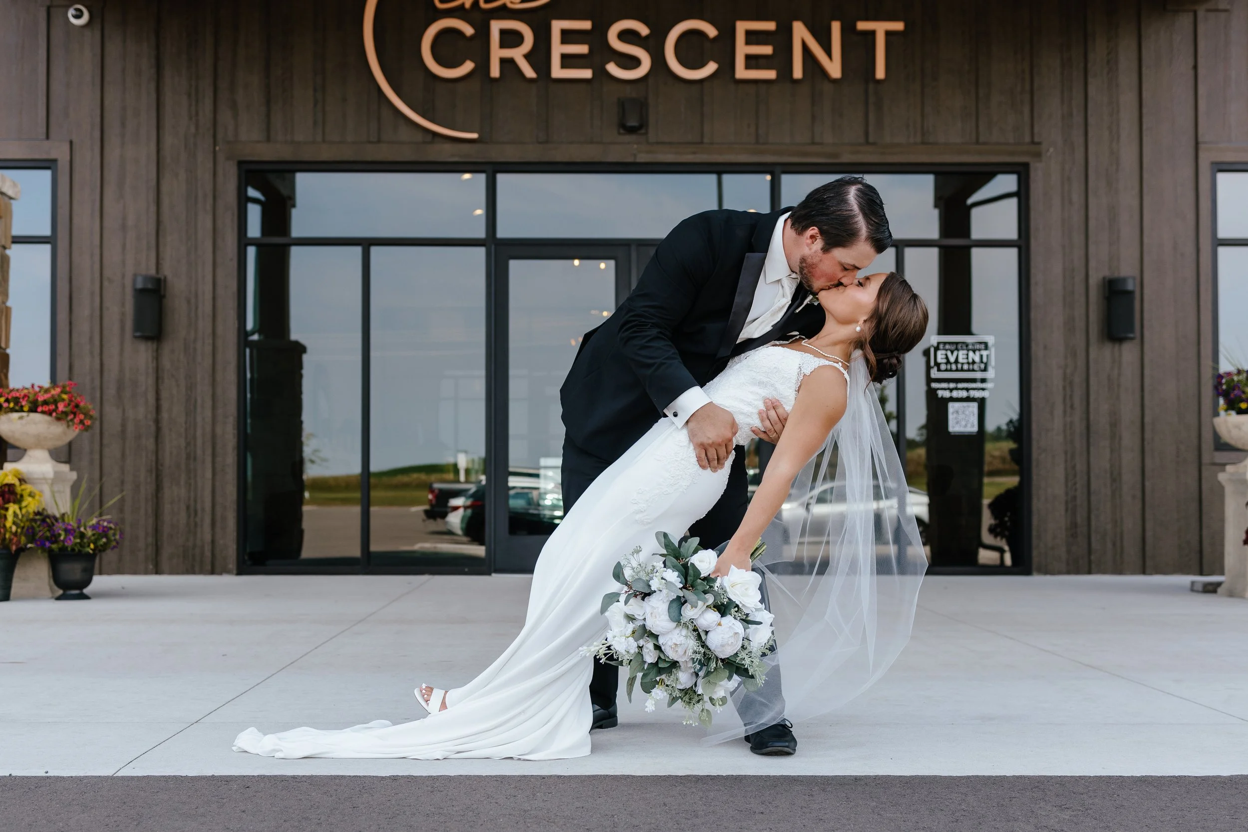 White and Green Custom Silk Wedding Flowers - Reveal & Review