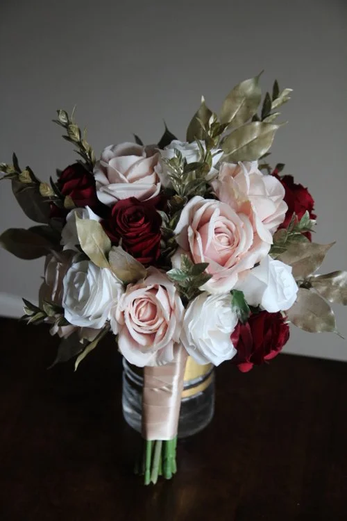 Silk Bridal Bouquet Recreation for a Shadowbox - Reveal and Review