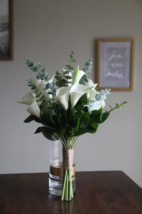 Calla Lily and Greenery Bouquet Recreation - Reveal and Review