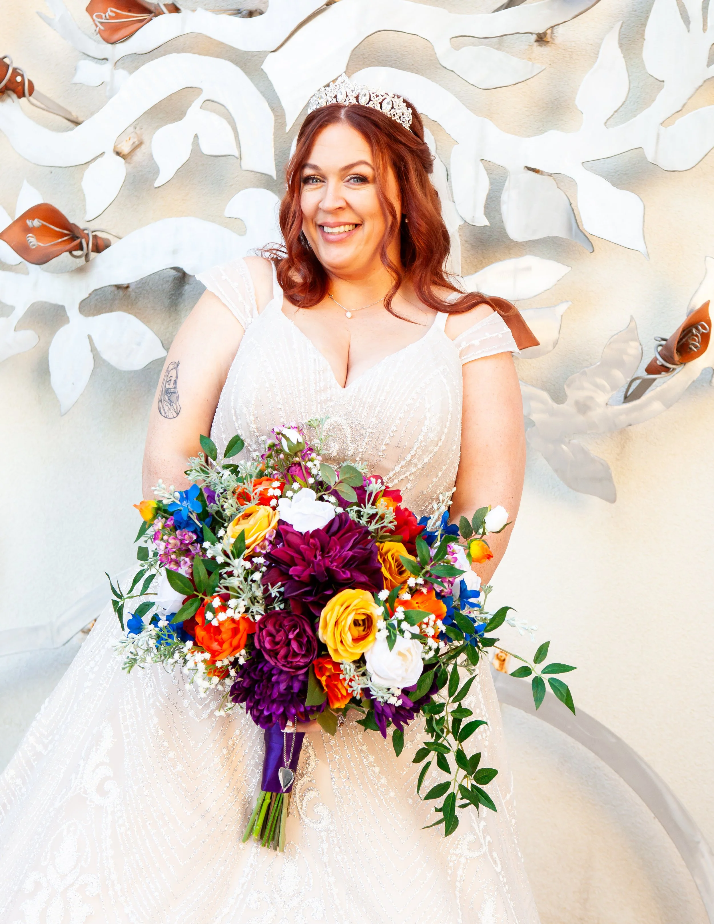 Jewel Tone Wonderland Custom Silk Wedding Flowers - Reveal and Review