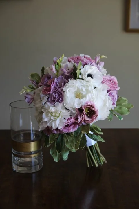 Lavender and White Bridal Bouquet Recreation - Reveal and Review