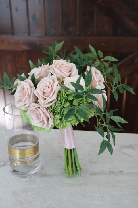 silk bridal bouquet wedding flowers