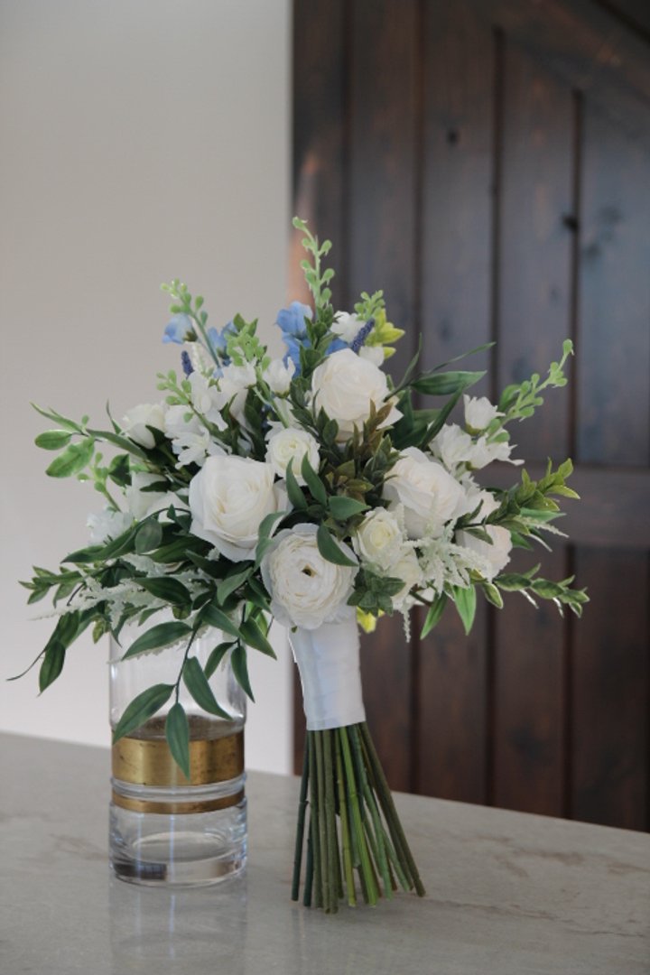 Blue-white-bridal-bouquet-recreation-custom-silk-wedding-flowers