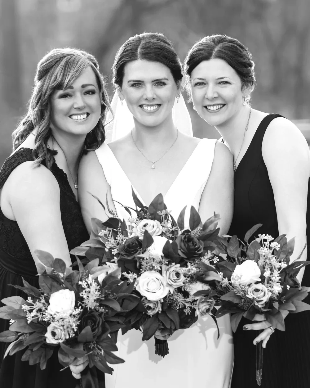 romantic-wedding-flowers-custom-bridal-bouquet-roses-eucalyptus-bridesmaid-bouquets