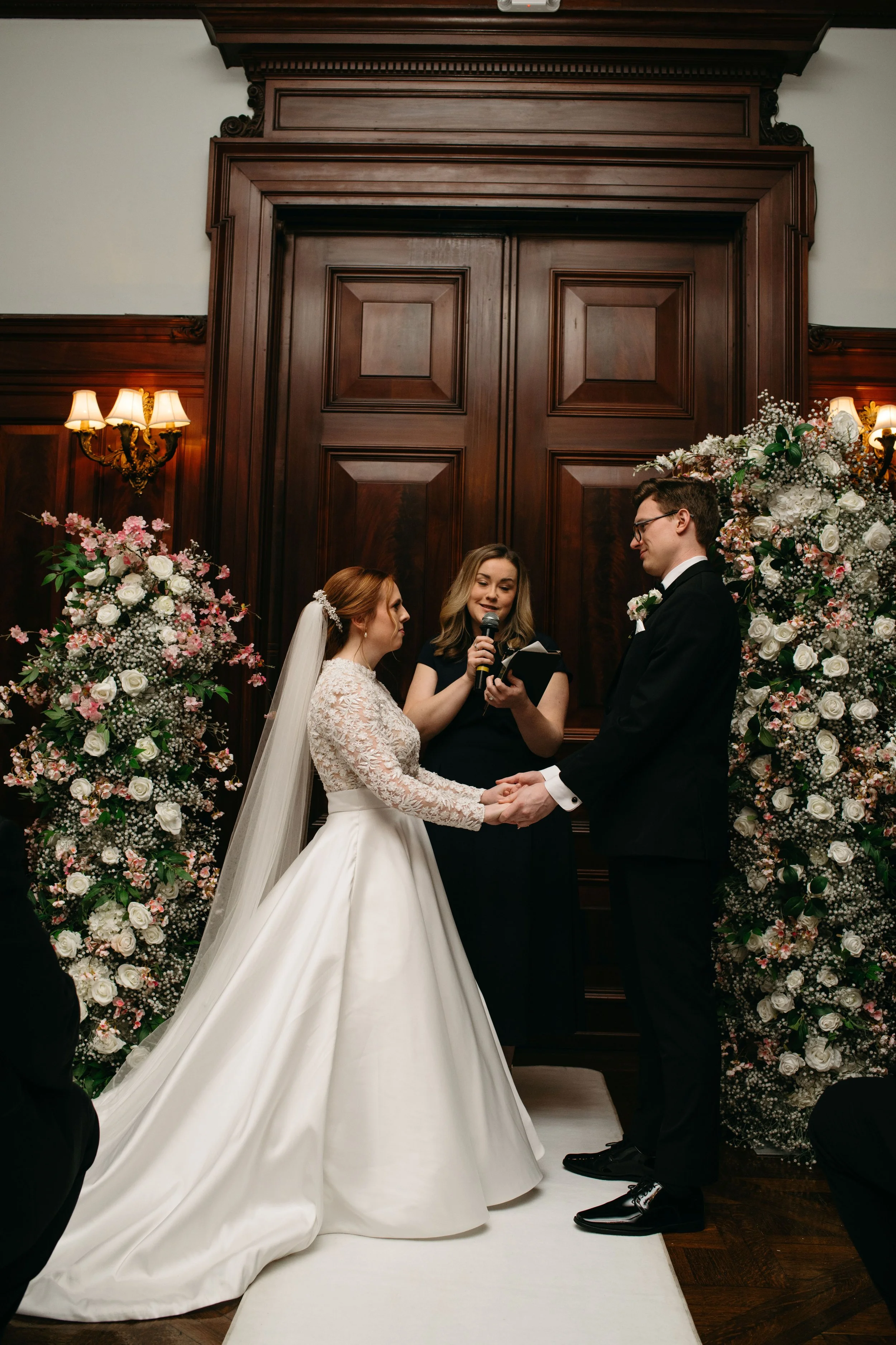 custom-silk-wedding-flowers-cherry-blossoms-bridal-bouquet-altar-arrangements