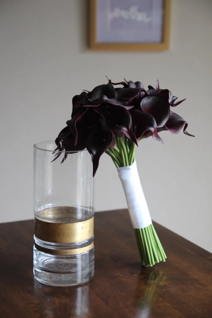 custom-bridal-bouquet-recreation-burgundy-lilies-anniversary-gift