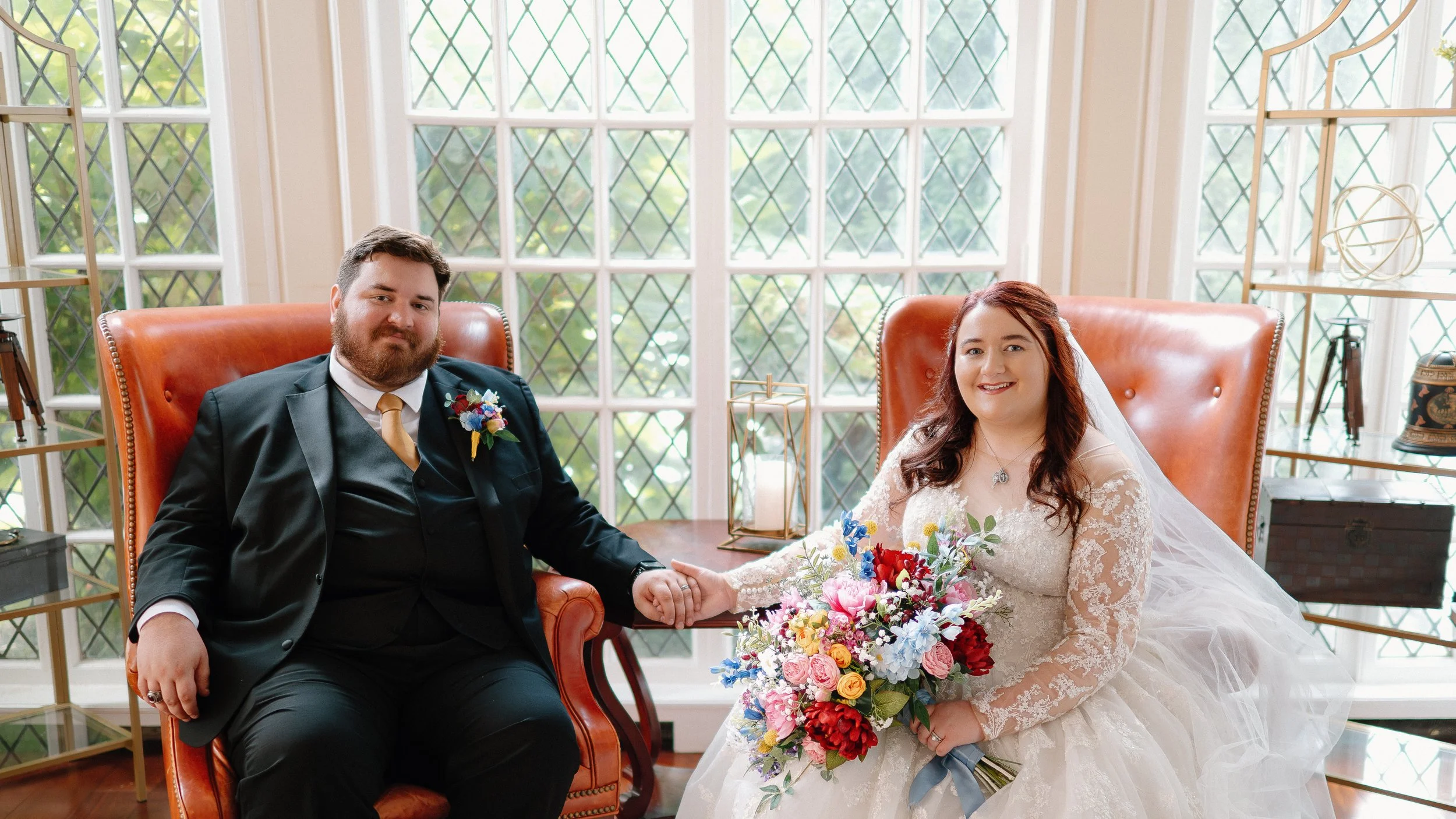 custom-colorful-silk-wedding-flowers-bridal-bouquet-boutonniere