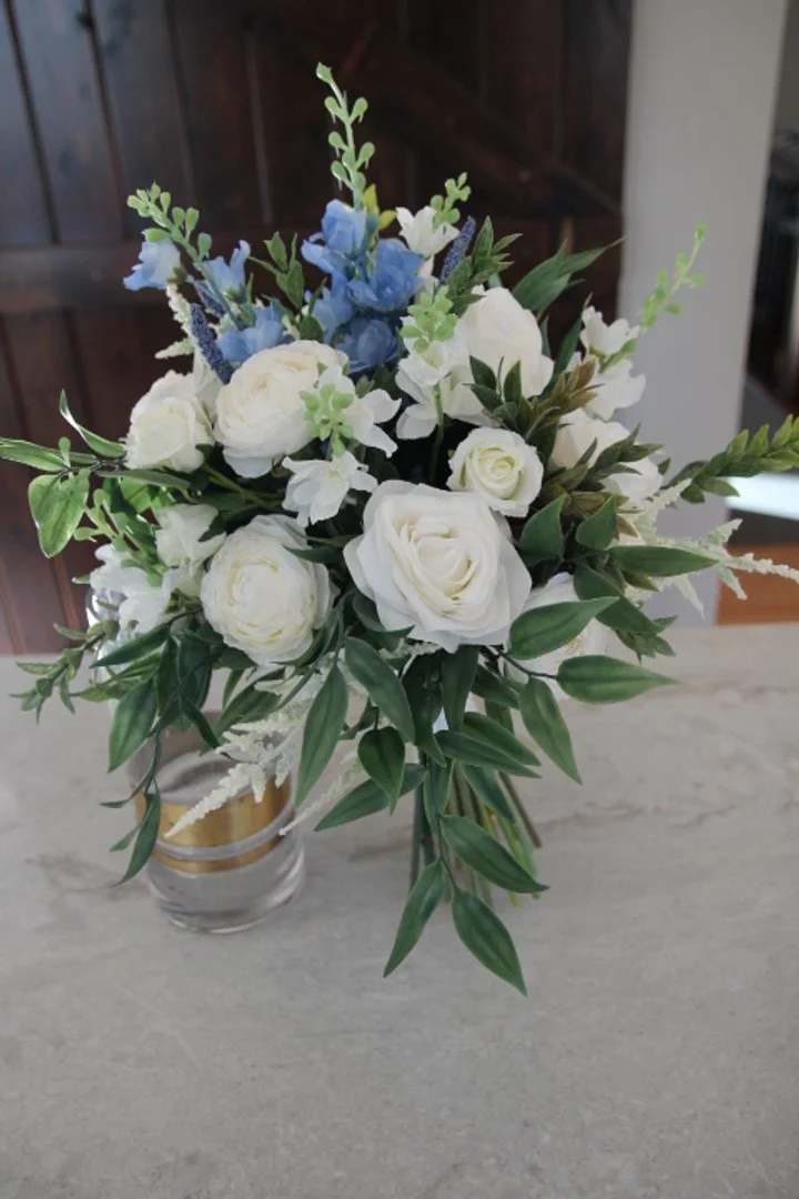 Blue-white-bridal-bouquet-recreation-custom-silk-wedding-flowers