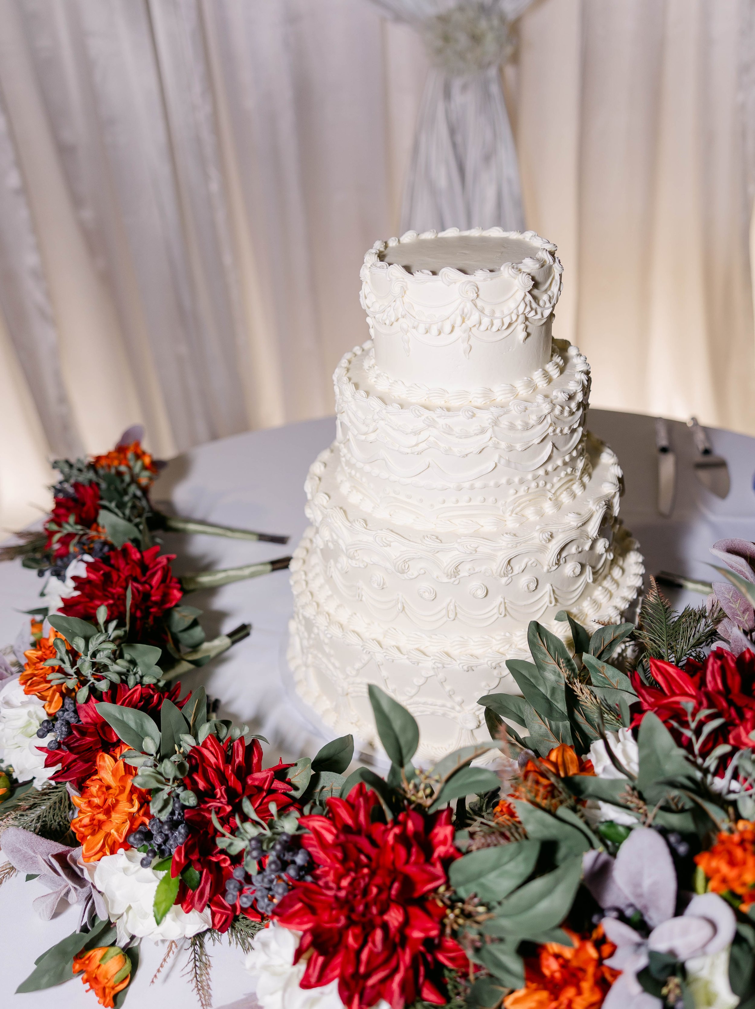 custom-silk-bridal-bouquet-fall-wedding-flowers-burgundy-orange-bridesmaid-bouquets