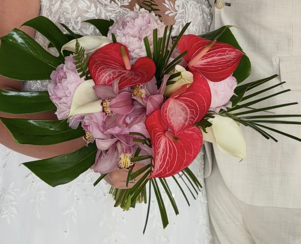 desination-wedding-flowers-silk-bridal-bouquet-orchids-peonies-lilies-fern-palm-leaves-pink-white-greenery