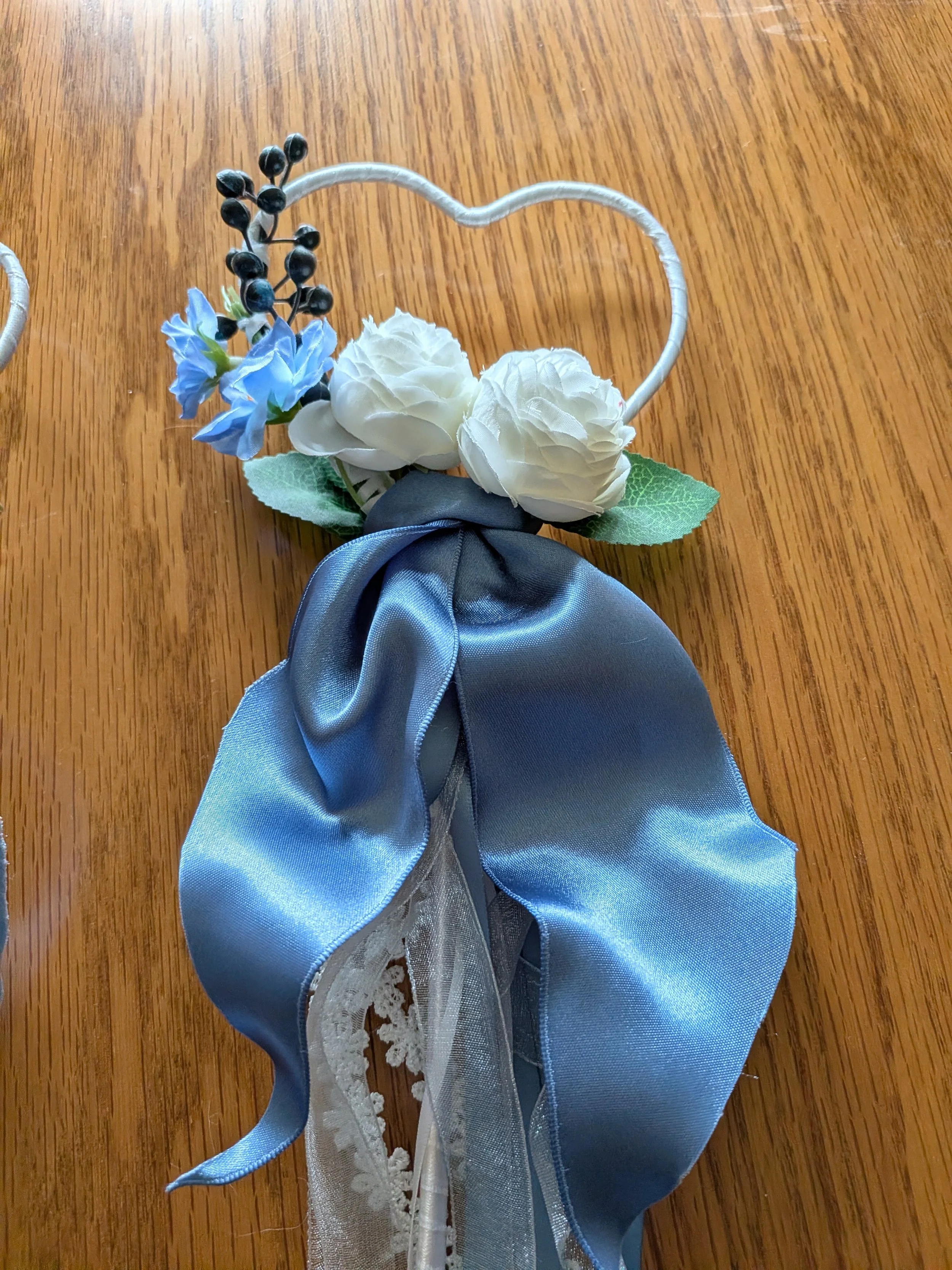custom-silk-bridal-bouquet-wedding-flowers-blue-white-flower-girl-wand