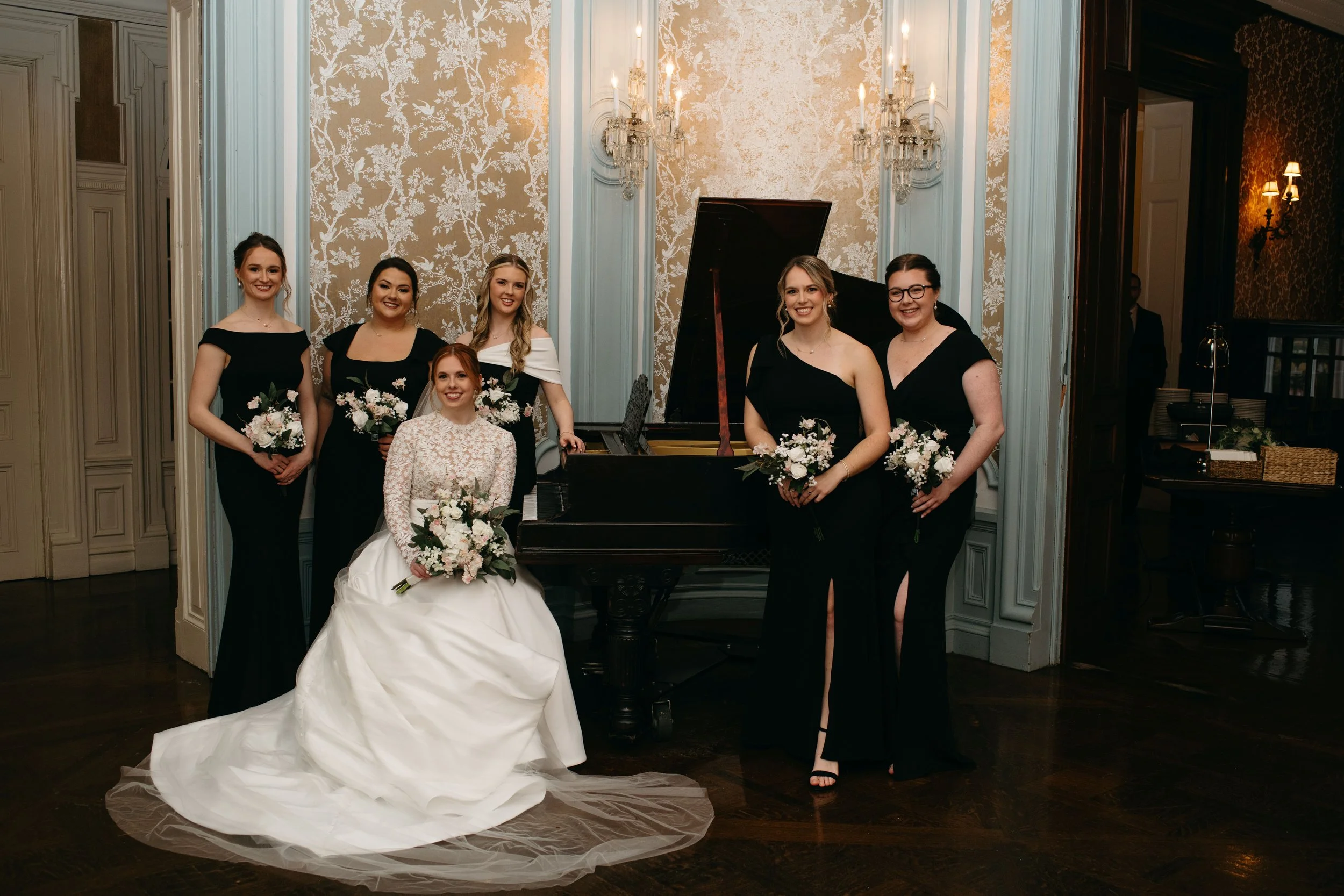 custom-silk-wedding-flowers-cherry-blossoms-bridal-bouquet-bridesmaid-bouquets