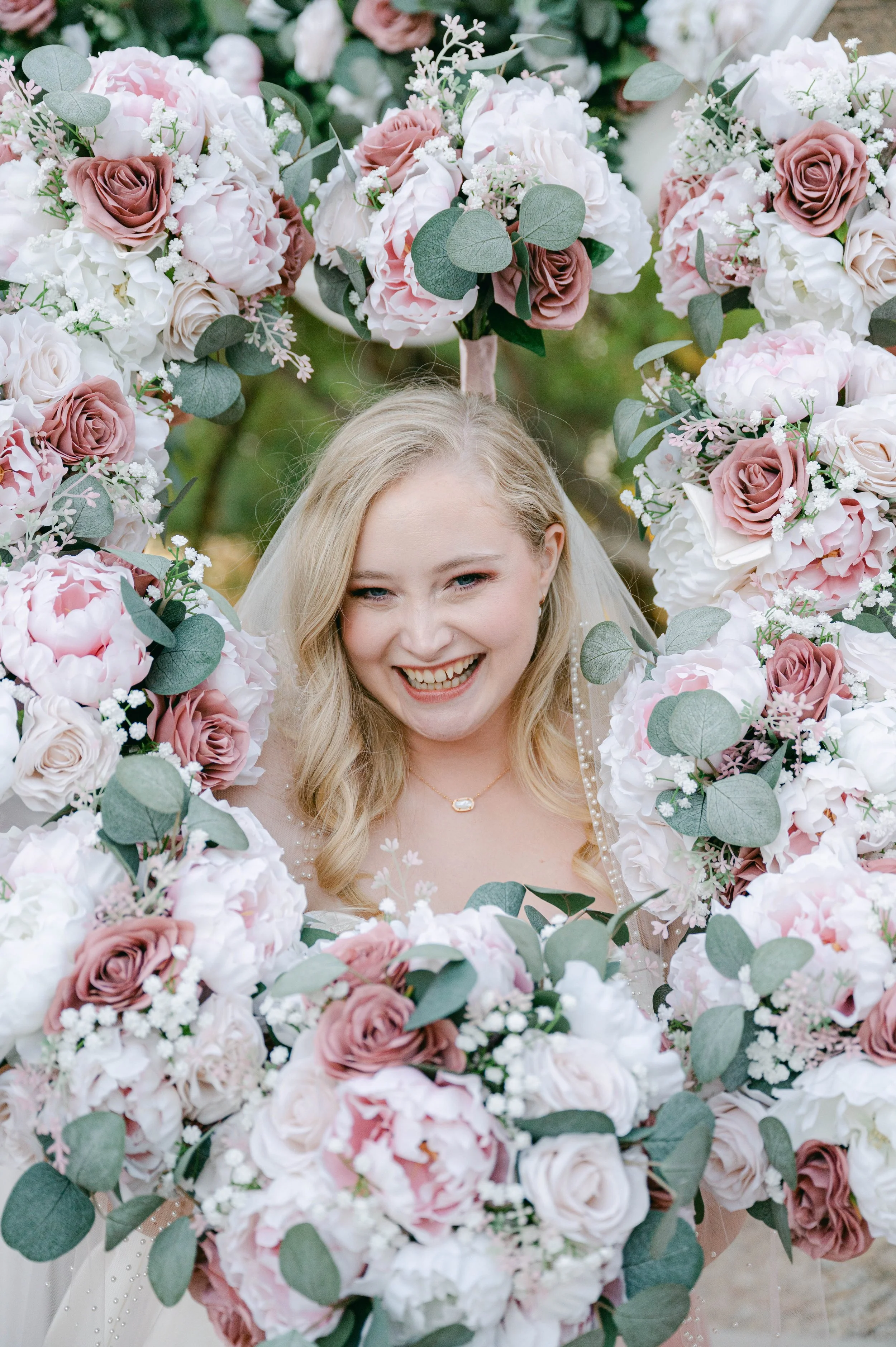 pink-dusty-rose-white-custom-wedding-flowers-bridal-bouquet-bridesmaid-bouquets