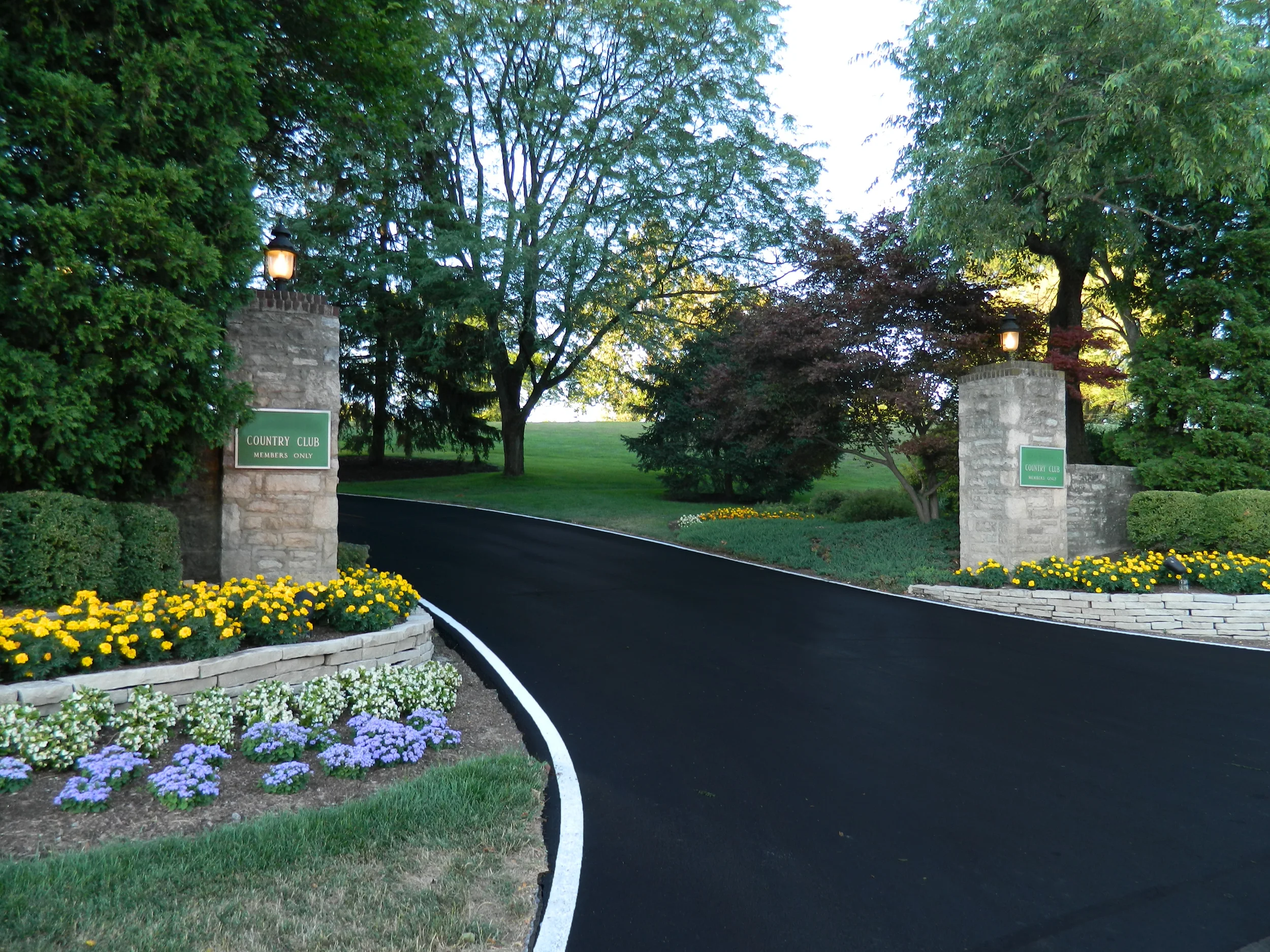 Country Club Entrance Driveway.JPG