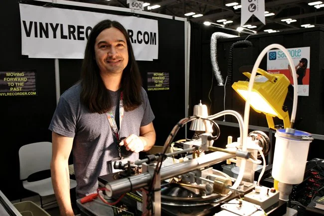 SXSW: Custom vinyl maker displays wares at SXSW